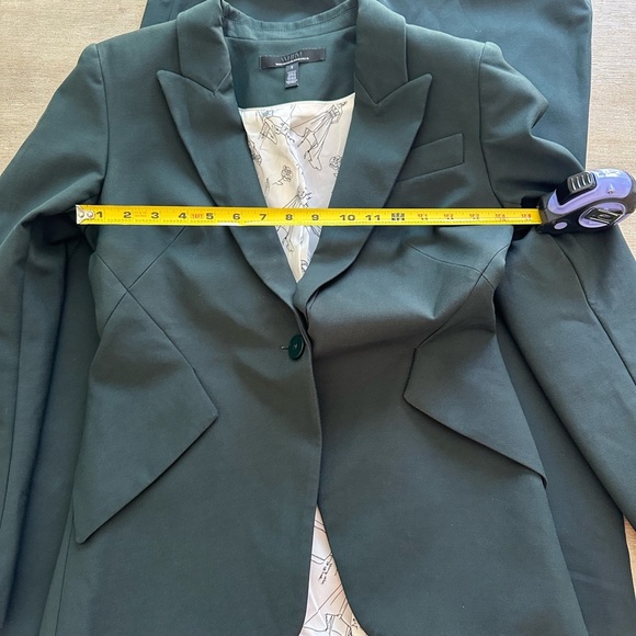 White House Black Market Women's Blazer spruce 2 EUC - Picture 7 of 8
